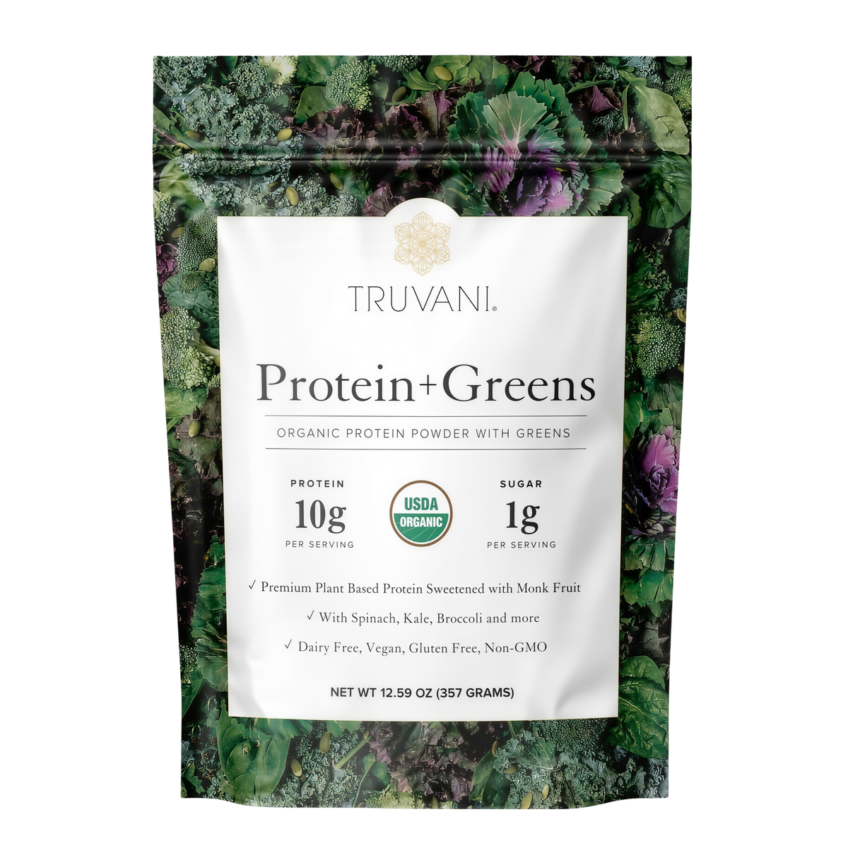 Truvani Organic Plant Based Protein Powder 20 Servings